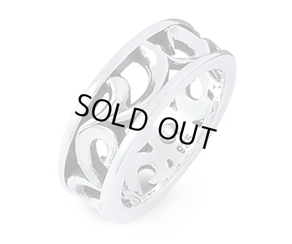 【ペアリング セット】アラベスクリング（ブラック）/AQUA SILVER（アクアシルバー）