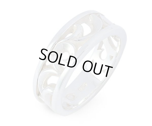 【ペアリング セット】アラベスクリング（ブラック）/AQUA SILVER（アクアシルバー）