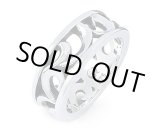 画像: アクアシルバー/アラベスクリング（ブラック）