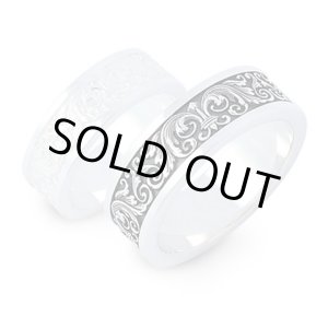 画像: アクアシルバー/【ペアリング セット】クラシカルデザインリリーリング