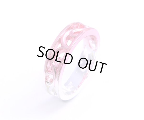 【ペアリング セット】アラベスクリング（ブルー＆ピンクグラデーション）/AQUA SILVER（アクアシルバー）