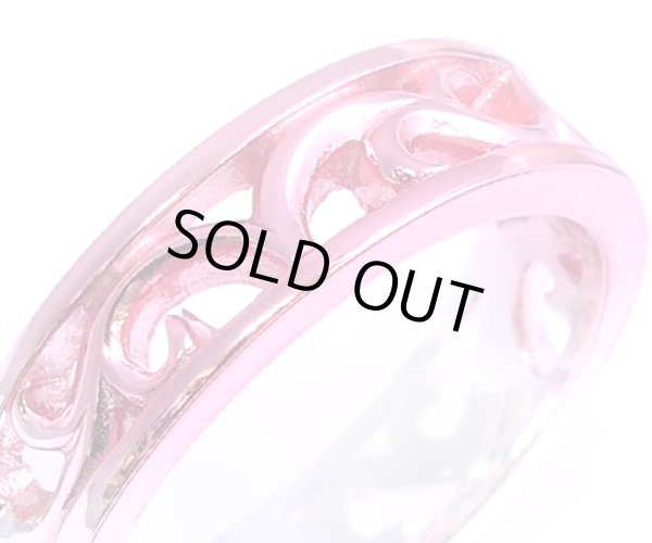 【ペアリング セット】アラベスクリング（ブルー＆ピンクグラデーション）/AQUA SILVER（アクアシルバー）