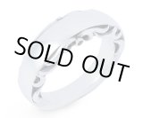 画像: アクアシルバー/[アラベスクリング]Round ring（ブラックストーン）