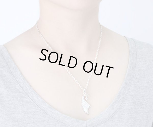 【ペアネックレス セット】フェザーネックレス/AQUA SILVER（アクアシルバー）