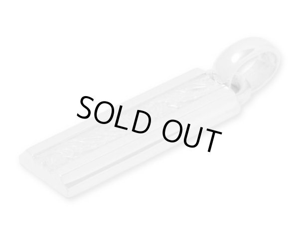 【ペアネックレス セット】クラシカルデザインプレート（ブラック＆ホワイト）/AQUA SILVER（アクアシルバー）