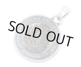 画像: アクアシルバー/オールドコインペンダント