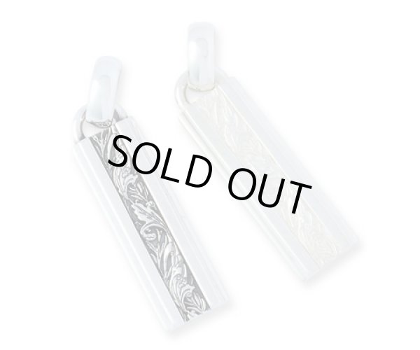 クラシカルデザインプレート（ブラック）/AQUA SILVER（アクアシルバー）