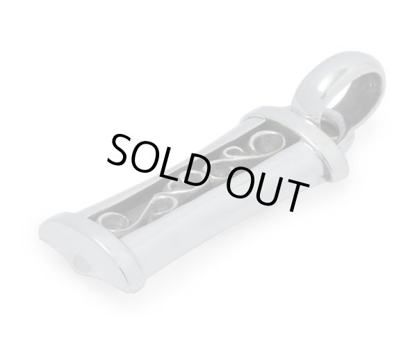 【ペアネックレス セット】Fay with heart（ブラック＆ホワイト）/AQUA SILVER（アクアシルバー）