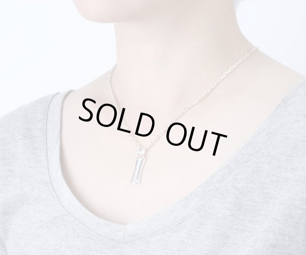 【ペアネックレス セット】Fay with heart（ブラック＆ホワイト）/AQUA SILVER（アクアシルバー）