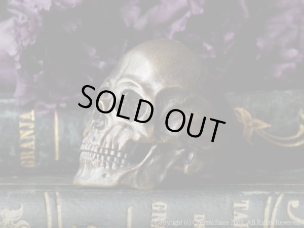 [スカルリング]ラージタナトスリング２（ブラス）/Quetzal（ケツァール）