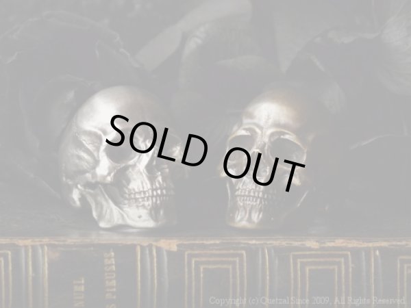 [スカルリング]ラージタナトスリング２（ブラス）/Quetzal（ケツァール）