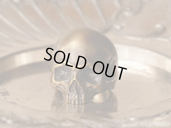 [スカルリング]タナトスリング２（ブラス）/Quetzal（ケツァール）