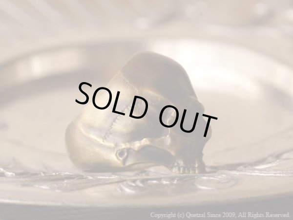 [スカルリング]タナトスリング２（ブラス）/Quetzal（ケツァール）