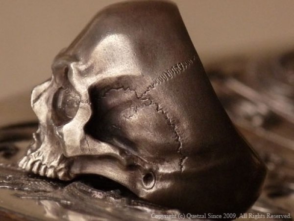 [スカルリング]タナトスリング２（シルバー）/Quetzal（ケツァール）