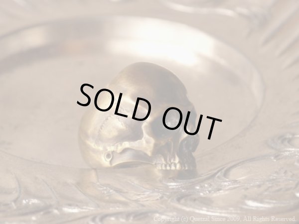 [スカルリング]タナトスリング２（ブラス）/Quetzal（ケツァール）