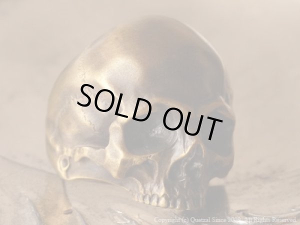 [スカルリング]タナトスリング２（ブラス）/Quetzal（ケツァール）