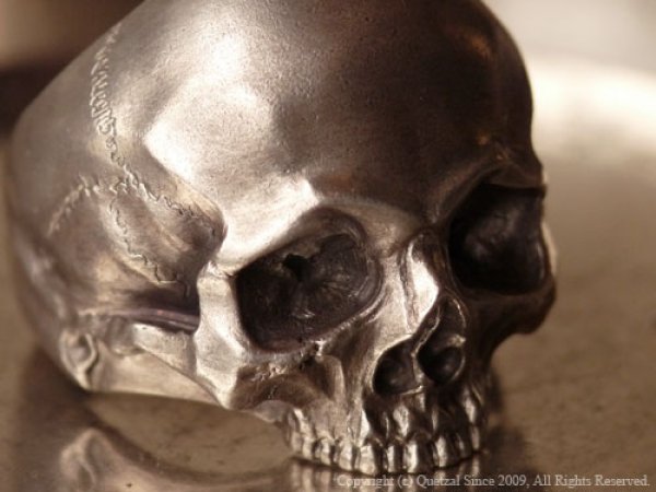 [スカルリング]タナトスリング２（シルバー）/Quetzal（ケツァール）