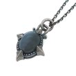[グレームーンストーン ネックレス]silent moon pendant｜Ark silver accessories（アークシルバーアクセサリーズ）