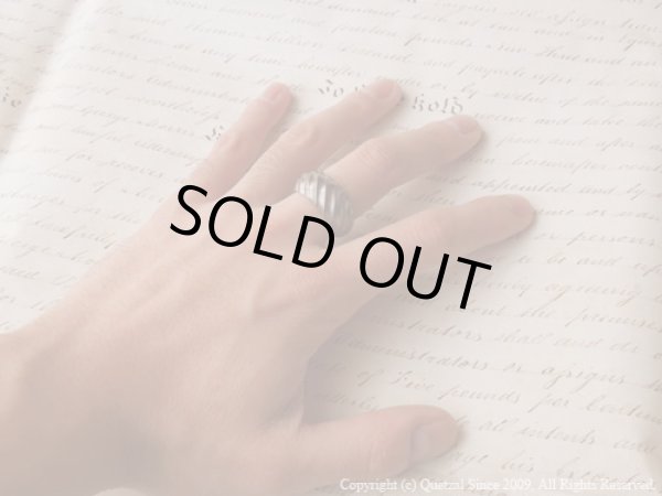 ラージツイストリング（シルバー）/Quetzal（ケツァール）