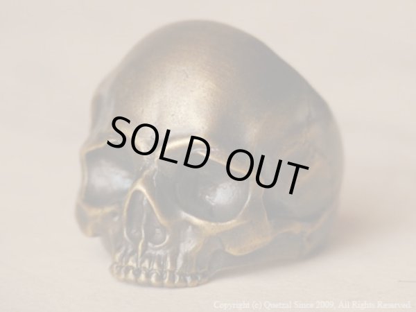 [スカルリング]ピンキータナトスリング（ブラス）/Quetzal（ケツァール）