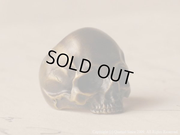 [スカルリング]ピンキータナトスリング（ブラス）/Quetzal（ケツァール）