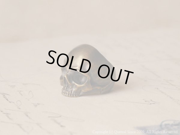 [スカルリング]ピンキータナトスリング（ブラス）/Quetzal（ケツァール）