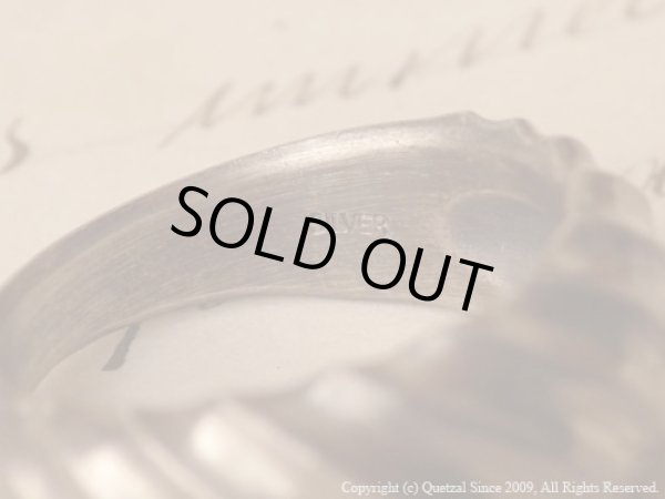 ラージツイストリング（シルバー）/Quetzal（ケツァール）