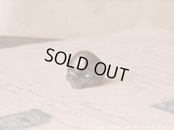 [スカルリング]ピンキータナトスリング（ブラス）/Quetzal（ケツァール）