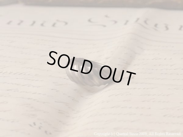 ラージツイストリング（シルバー）/Quetzal（ケツァール）