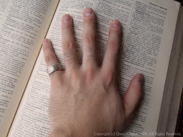 [唐草/アラベスクリング]エングレイブ リング（シルバー）/Quetzal（ケツァール）