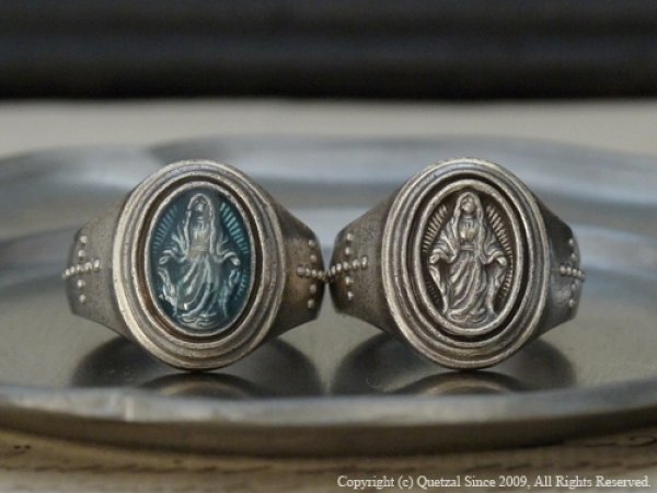 スモールマリアオーバルリング(シルバーver.)/Quetzal(ケツァール)