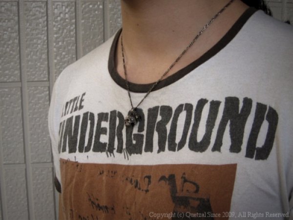 [スカルネックレス]ヴァニタスペンダント（シルバー）/Quetzal（ケツァール）