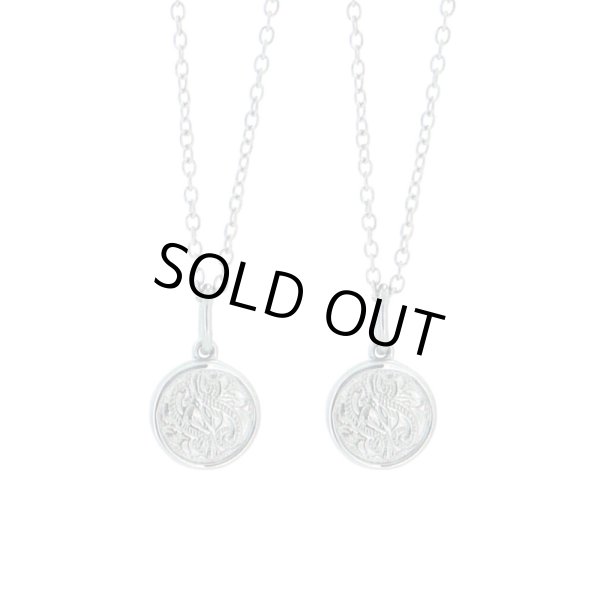[ペアネックレス]ハワイアンエングレイブ サークルネックレス / Jellyfish Factory
