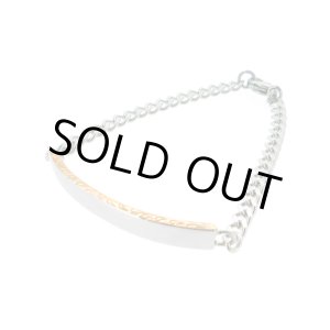 画像: ハワイアンエングレイブ プレートブレスレット(ピンクゴールド) / Jellyfish Factory