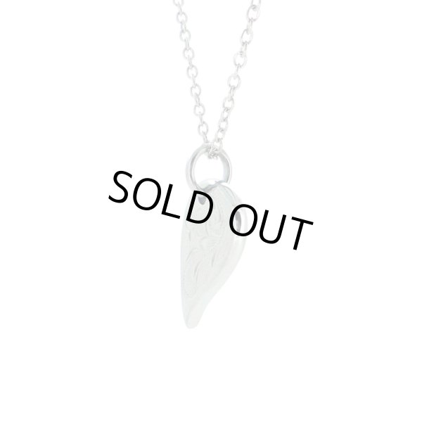 [ペアネックレス]ハワイアンエングレイブ シェアハートネックレス / Jellyfish Factory