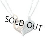 画像: [ペアネックレス]ハワイアンエングレイブ シェアハートネックレス / Jellyfish Factory