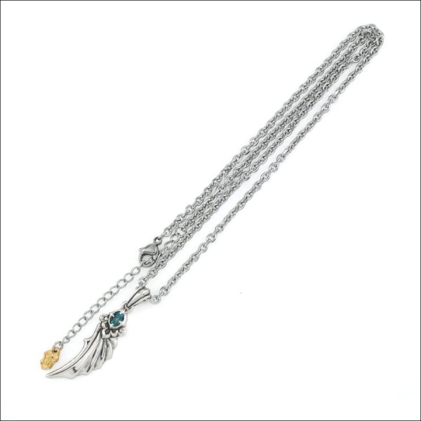 [ペアネックレス]エンジェル＆デビルウイングペンダント（レッド＆ブルー）アルテミスクラシック