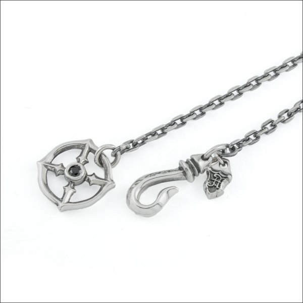 イカロスフェザーペンダント(スモール：ブラック)　アルテミスクラシック