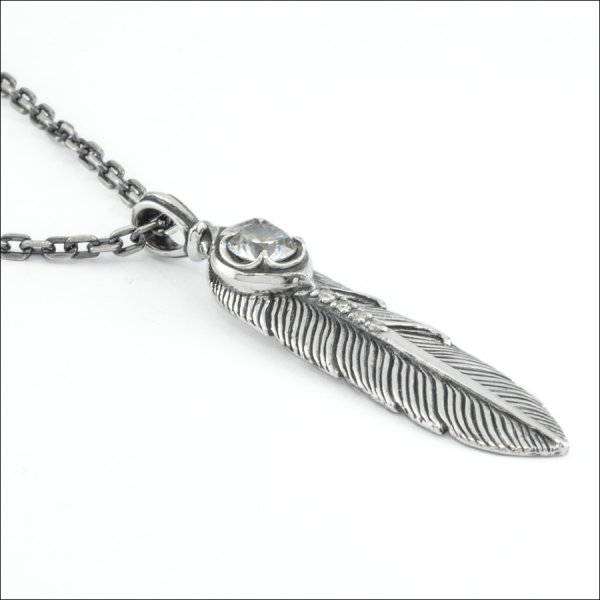 イカロスフェザーペンダント(スモール：クリア)　アルテミスクラシック