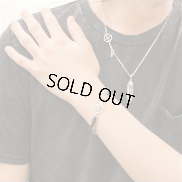 ブラックスピネル３連ブレスレット　アルテミスクラシック