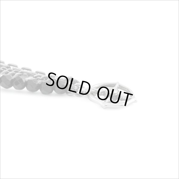 ブラックスピネル３連ブレスレット　アルテミスクラシック