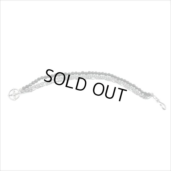 ブラックスピネル３連ブレスレット　アルテミスクラシック