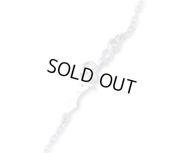 [ペアブレスレット]時計の針モチーフブレスレット/AQUA SILVER（アクアシルバー）