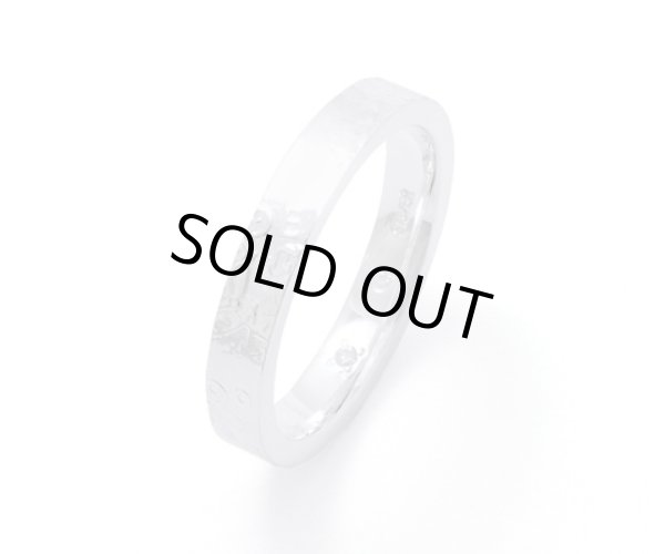 6ペンスコインリング（ホワイト）/AQUA SILVER（アクアシルバー）