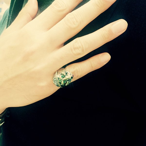 チベタン・スカル・リング(S) / ZOCALO(ソカロ)