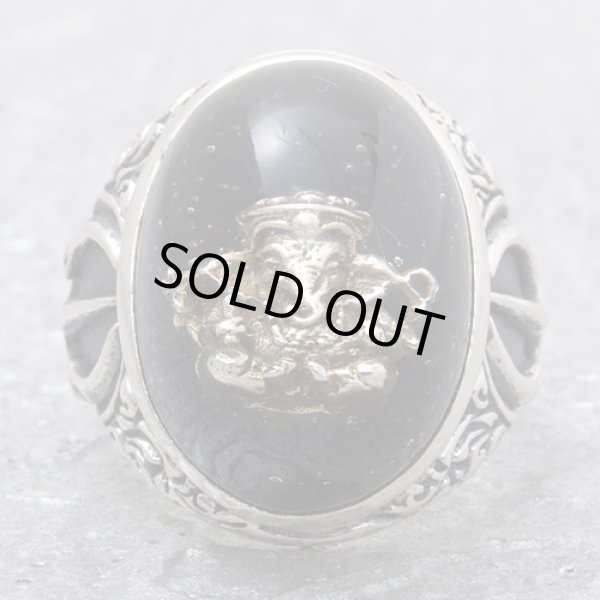 フローティング・ガネーシャ・リング・ブラック / ZOCALO（ソカロ）