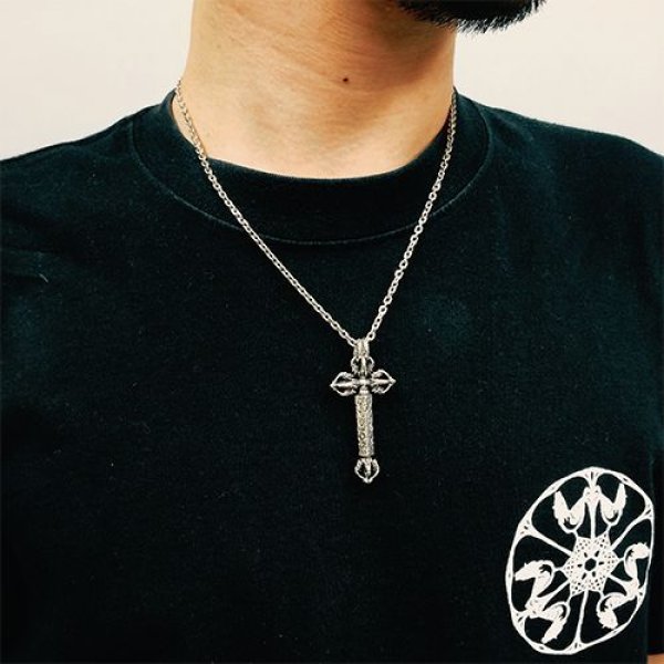 チベタン・ドラゴン・ダブルドージェ・クロス・ペンダント(S) / ZOCALO（ソカロ）