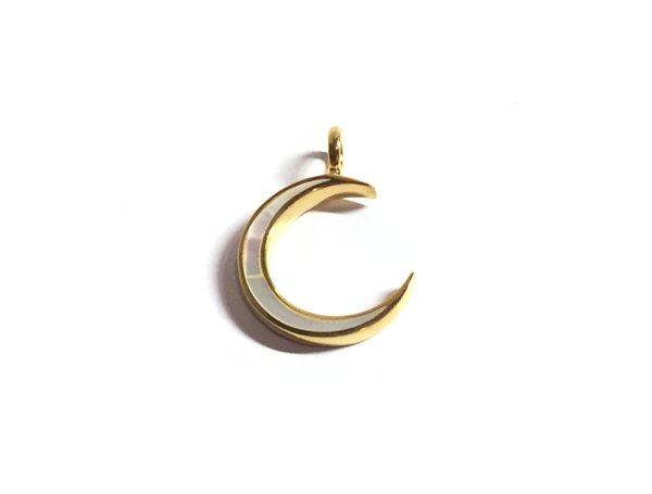 画像1: CONCHA LUNA PENDANT GD｜Crescent Luna/クレセントルナ