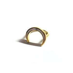 画像: CONCHA LUNA RING GD｜Crescent Luna/クレセントルナ