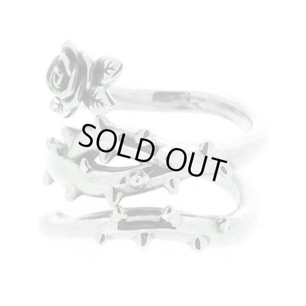 [幽遊白書 公式シルバーアクセサリー] 蔵馬 薔薇棘鞭刃リング